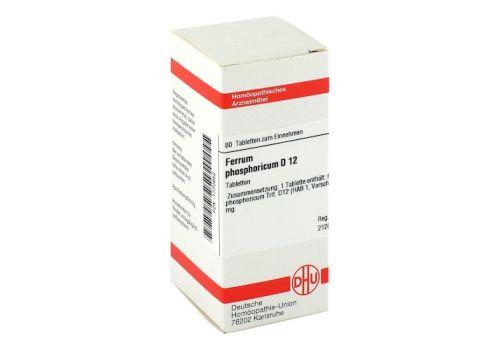 FERRUM PHOSPHORICUM D 12 Tabletten – PZN 01770852 (PZN 01770852)