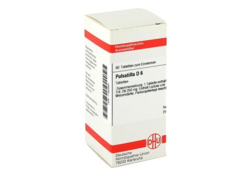 PULSATILLA D 6 Tabletten – PZN 01782890 (PZN 01782890)