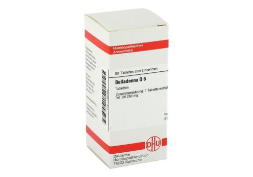 BELLADONNA D 6 Tabletten – PZN 01760380 (PZN 01760380)