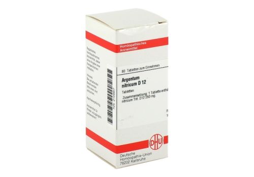 ARGENTUM NITRICUM D 12 Tabletten – PZN 02109907 (PZN 02109907)