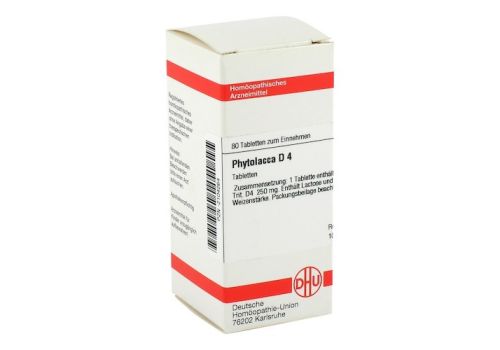 PHYTOLACCA D 4 Tabletten – PZN 02104264 (PZN 02104264)