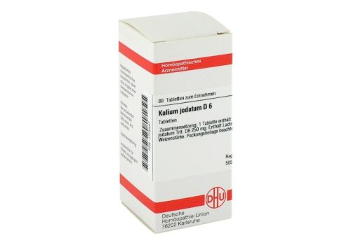 KALIUM JODATUM D 6 Tabletten – PZN 01775447 (PZN 01775447)