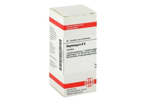 STAPHISAGRIA D 6 Tabletten – PZN 02106464 (PZN 02106464)