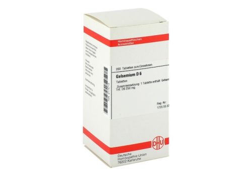 GELSEMIUM D 6 Tabletten – PZN 02114713 (PZN 02114713)