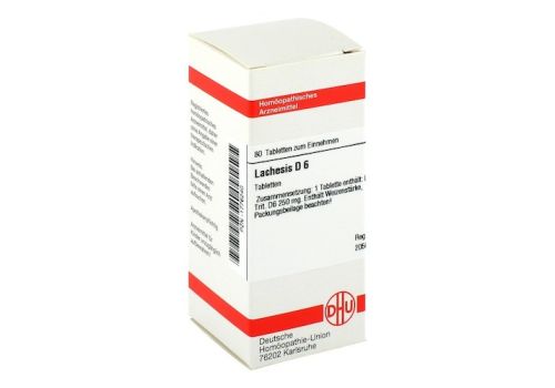 LACHESIS D 6 Tabletten – PZN 01776240 (PZN 01776240)