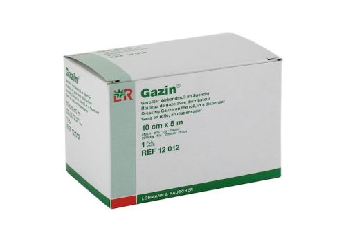 GAZIN Verbandmull 10 cmx5 m 4fach gerollt – PZN 01835971 (PZN 01835971)