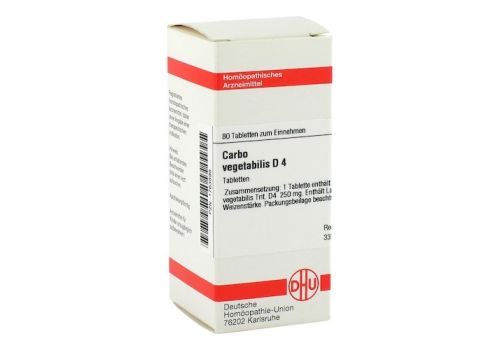 CARBO VEGETABILIS D 4 Tabletten – PZN 01763898 (PZN 01763898)