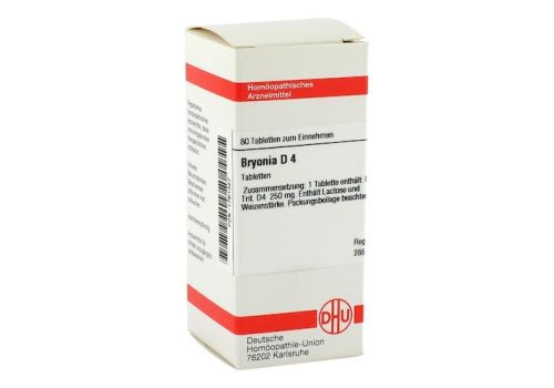 BRYONIA D 4 Tabletten – PZN 01761327 (PZN 01761327)