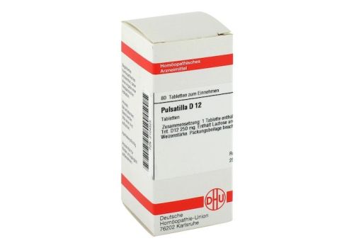 PULSATILLA D 12 Tabletten – PZN 02104525 (PZN 02104525)