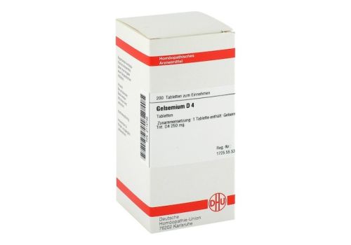 GELSEMIUM D 4 Tabletten – PZN 02114736 (PZN 02114736)