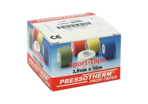 PRESSOTHERM Sport-Tape 3,8 cmx10 m gelb – PZN 02002368 (PZN 02002368)