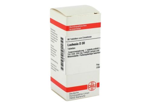 LACHESIS D 30 Tabletten – PZN 02102897 (PZN 02102897)