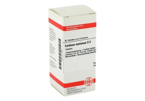 CARDUUS MARIANUS D 3 Tabletten – PZN 02111991 (PZN 02111991)