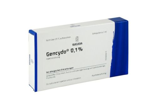 GENCYDO 0,1% Injektionslösung – PZN 01622838 (PZN 01622838)