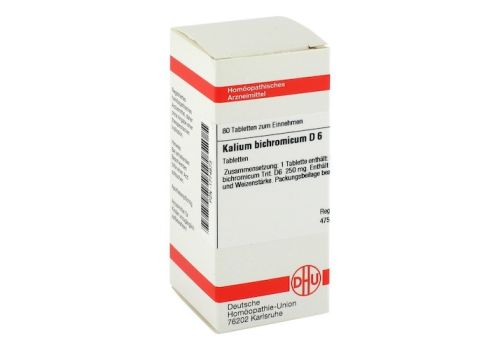 KALIUM BICHROMICUM D 6 Tabletten – PZN 01774873 (PZN 01774873)