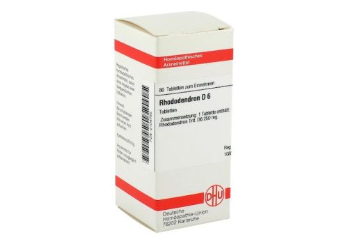 RHODODENDRON D 6 Tabletten – PZN 02104755 (PZN 02104755)