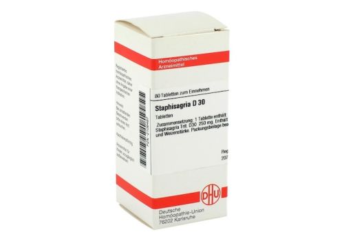 STAPHISAGRIA D 30 Tabletten – PZN 02106487 (PZN 02106487)