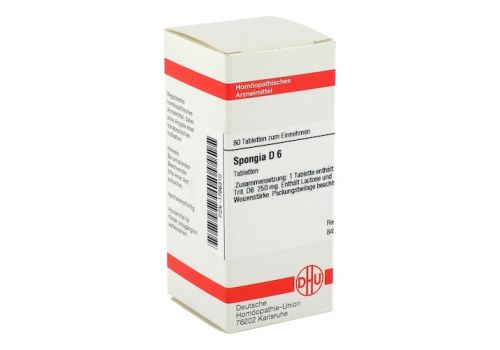 SPONGIA D 6 Tabletten – PZN 01786310 (PZN 01786310)