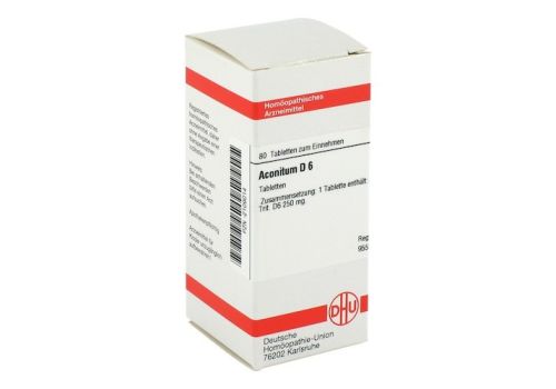 ACONITUM D 6 Tabletten – PZN 02109014 (PZN 02109014)