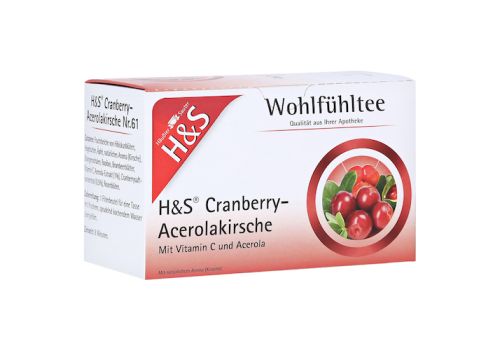 H&S Cranberry Acerolakirsche Filterbeutel – PZN 06582434 (PZN 06582434)