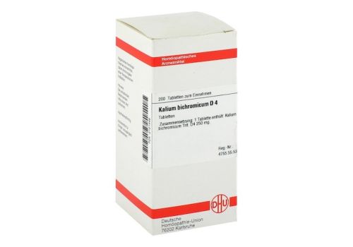 KALIUM BICHROMICUM D 4 Tabletten – PZN 02121446 (PZN 02121446)