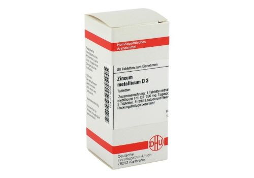 ZINCUM METALLICUM D 3 Tabletten – PZN 02118208 (PZN 02118208)