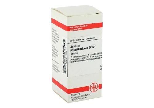 ACIDUM PHOSPHORICUM D 12 Tabletten – PZN 02119372 (PZN 02119372)