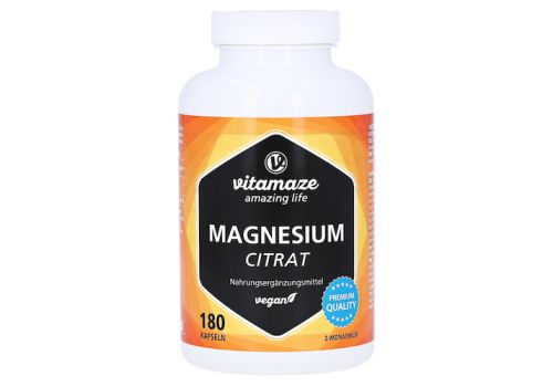 MAGNESIUMCITRAT 360 mg vegan Kapseln – PZN 16018640 (PZN 16018640)