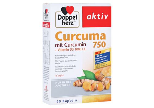 DOPPELHERZ Curcuma 750 Kapseln – PZN 15889806 (PZN 15889806)