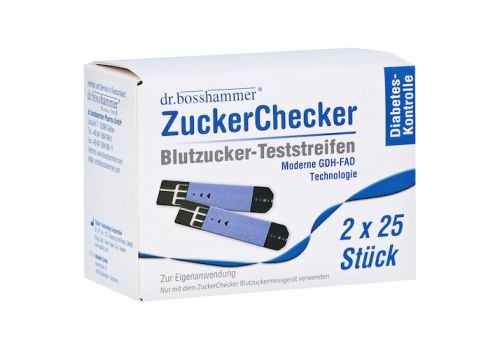 ZUCKERCHECKER Blutzucker Teststreifen – PZN 09278398 (PZN 09278398)