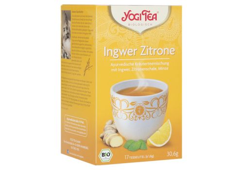 YOGI TEA Ingwer Zitrone Bio Filterbeutel – PZN 09687872 (PZN 09687872)