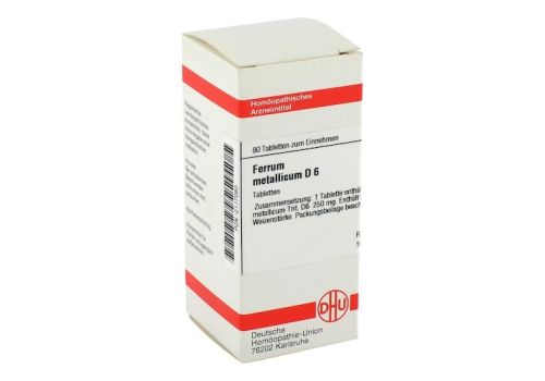 FERRUM METALLICUM D 6 Tabletten – PZN 02117083 (PZN 02117083)