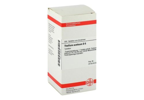 THALLIUM ACETICUM D 6 Tabletten – PZN 02119745 (PZN 02119745)