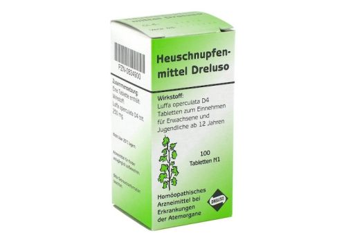 HEUSCHNUPFENMITTEL Dreluso Tabletten – PZN 00834900 (PZN 00834900)