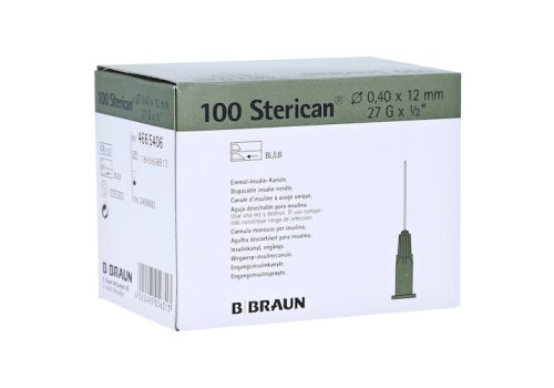 Sterican Einmal-Insulin-Kanüle 27 Gx1/2 0,4x12 mm – PZN 02499682 (PZN 02499682)