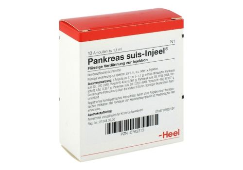 PANKREAS SUIS Injeel Ampullen – PZN 00762313 (PZN 00762313)