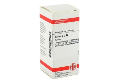 BERBERIS D 12 Tabletten – PZN 02126426 (PZN 02126426)