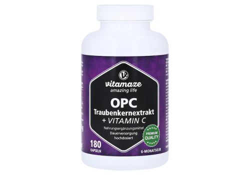 OPC TRAUBENKERNEXTRAKT hochdosiert+Vitamin C Kaps. – PZN 12580586 (PZN 12580586)