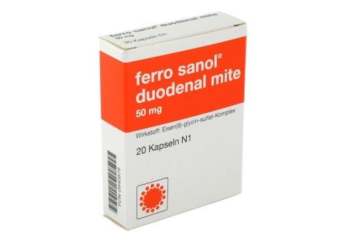 Ferro sanol duodenal mite 50mg – PZN 00940878 (PZN 00940878)