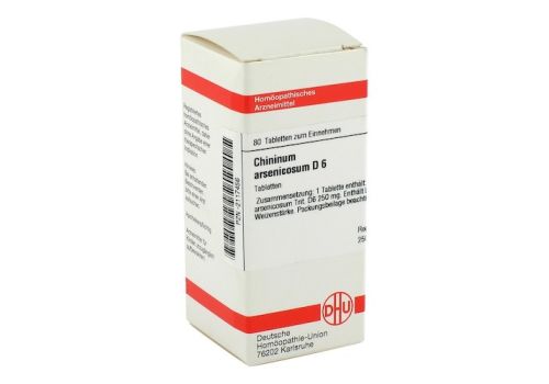 CHININUM ARSENICOSUM D 6 Tabletten – PZN 02117456 (PZN 02117456)