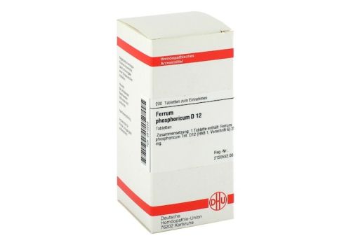 FERRUM PHOSPHORICUM D 12 Tabletten – PZN 02812239 (PZN 02812239)