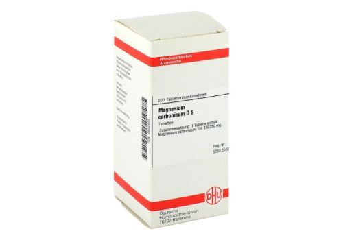 MAGNESIUM CARBONICUM D 6 Tabletten – PZN 02802933 (PZN 02802933)