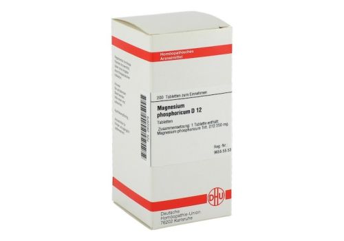 MAGNESIUM PHOSPHORICUM D 12 Tabletten – PZN 02802979 (PZN 02802979)