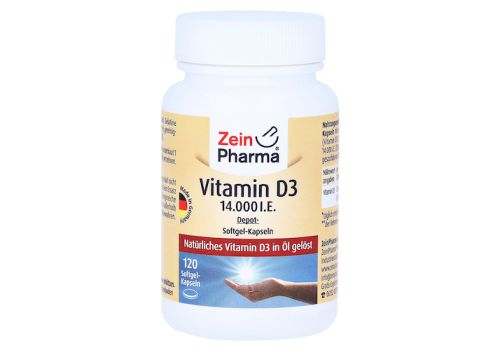 VITAMIN D3 14.000 I.E. Softgel-Kapseln ZeinPharma – PZN 13427964 (PZN 13427964)