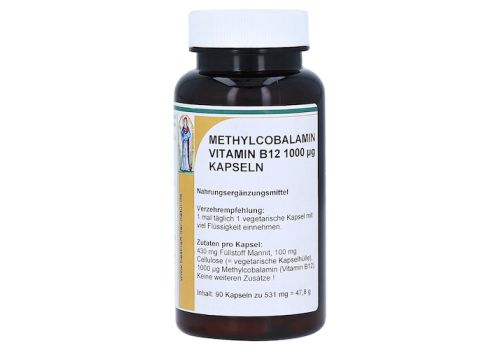 METHYLCOBALAMIN 1000 µg Vitamin B12 Kapseln – PZN 13361403 (PZN 13361403)