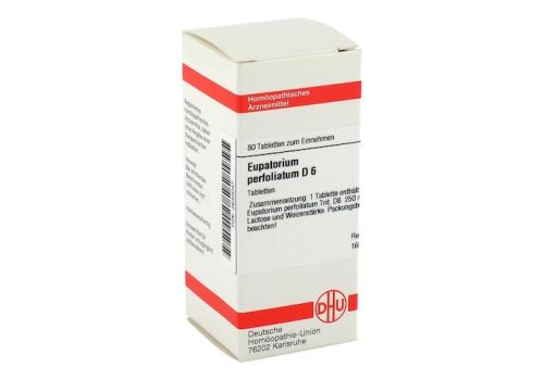 EUPATORIUM PERFOLIATUM D 6 Tabletten – PZN 02630047 (PZN 02630047)