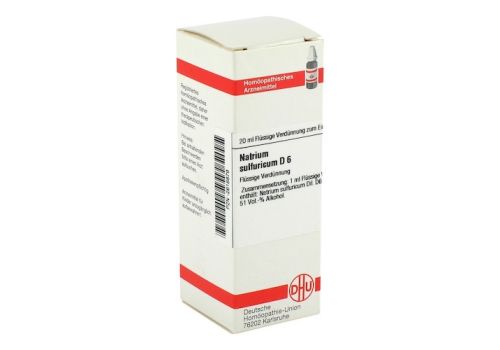 NATRIUM SULFURICUM D 6 Dilution – PZN 02618879 (PZN 02618879)