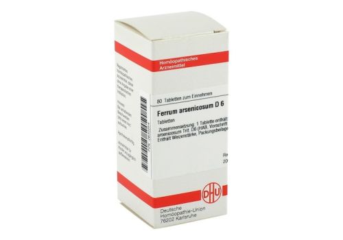 FERRUM ARSENICOSUM D 6 Tabletten – PZN 02630254 (PZN 02630254)