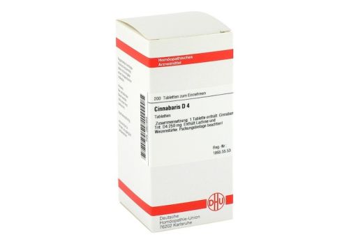 CINNABARIS D 4 Tabletten – PZN 02801655 (PZN 02801655)