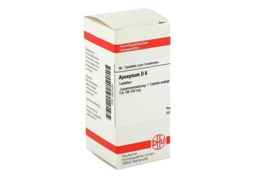 APOCYNUM D 6 Tabletten – PZN 02625454 (PZN 02625454)